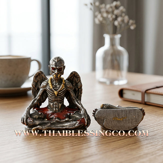 😈 Sacred "Puu Kai Kaew" (The Sovereign Master of Wisdom) – Blackened Chanuan Bronze: Arjan Narn Kong (Kongsak) Mon Lanna Edition (2023) – The Ultimate Tool for Rapid Financial Gain, Sovereign Influence, and Unstoppable Destiny!