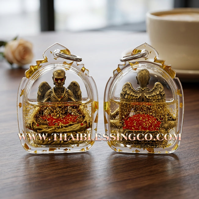 😈 Sacred "Puu Kai Kaew" (The Sovereign Master of Wisdom) – Mystical Metal Chanuan in Sacred Oil: Arjan Narn Kong Mon Lanna Edition (2023) – The Ultimate Engine for Massive Wealth, Commanding Influence, and Absolute Destiny Overhaul!