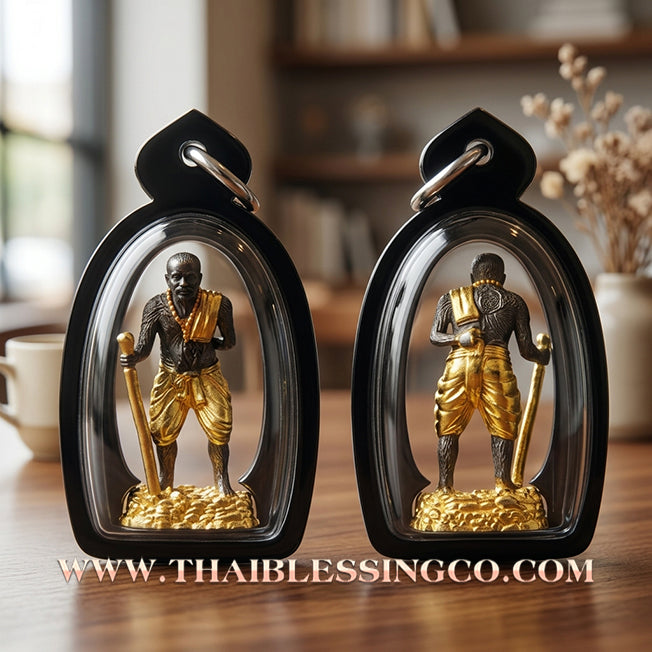 🏮 Sacred "Puu Thuat Thong" (The Golden Eternal Master) – Gold-Plated Khan Long Hin Bronze: Phra Arjan Rorn Siri, Wat Phu Khao Thong (2024) – The Ultimate Guardian for Absolute Sovereign Power, Miraculous Protection, and Unstoppable Fortune!