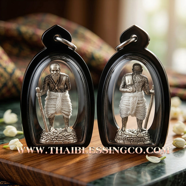 🏮 Sacred "Puu Thuat Thong" (The Golden Eternal Master) – Ngern Yuang Satin (Satin Mercury Silver) Edition: Phra Arjan Rorn Siri, Wat Phu Khao Thong (2024) – The Ultimate Tool for Celestial Wealth, Miraculous Protection, and Unstoppable Authority!