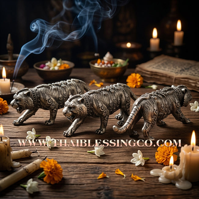 🐯 Sacred "Rachan Phayak" (The Tiger King) – Satin-Plated Alpaca Edition: Luang Pu Boonma, Wat Khao Kaew Thong (2025) – The Ultimate Tool for Sovereign Authority, Business Dominance, and Absolute Protection!