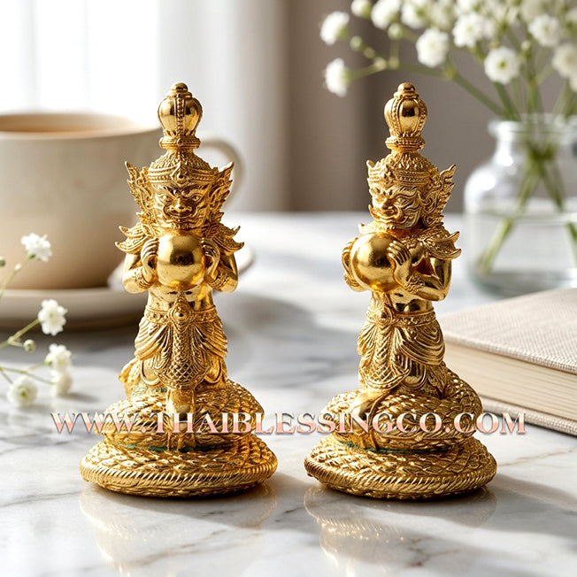 🌑 Sacred "Rahu Sap Setthi" (The Billionaire's Treasure Rahu) – Gold-Plated Samrit Edition: Luang Phor Sein, Wat Kao Luang At (2021) – The Ultimate Engine for Financial Dominance, Magnetic Charisma, and Sovereign Fortune!