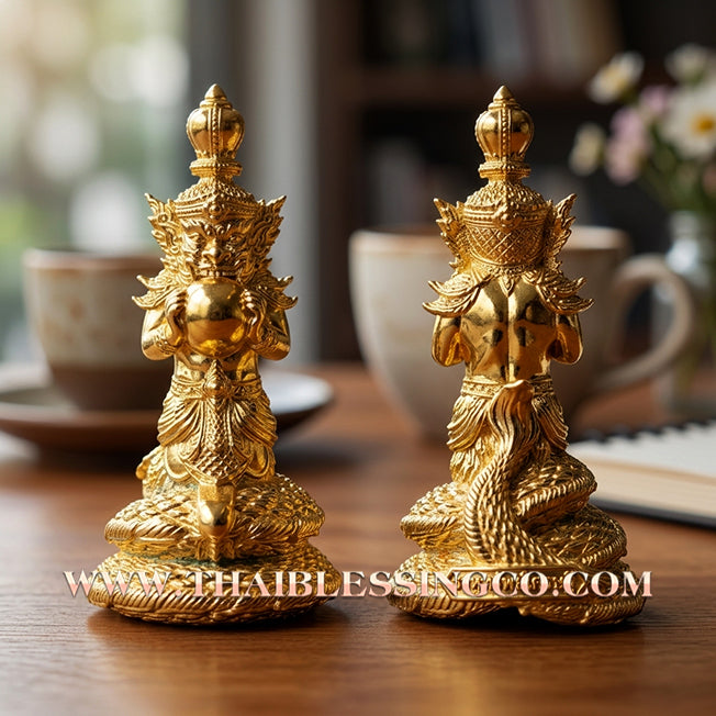🌑 Sacred "Rahu Sap Setthi" (The Billionaire's Treasure Rahu) – Gold-Plated Samrit Edition: Luang Phor Sein, Wat Kao Luang At (2021) – The Ultimate Engine for Financial Dominance, Magnetic Charisma, and Sovereign Fortune!