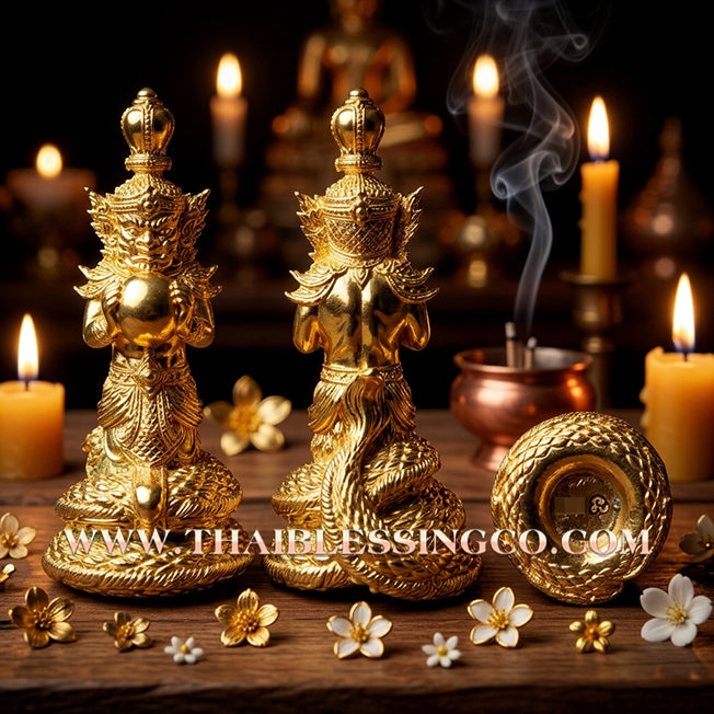 🌑 Sacred "Rahu Sap Setthi" (The Billionaire's Treasure Rahu) – Gold-Plated Samrit Edition: Luang Phor Sein, Wat Kao Luang At (2021) – The Ultimate Engine for Financial Dominance, Magnetic Charisma, and Sovereign Fortune!