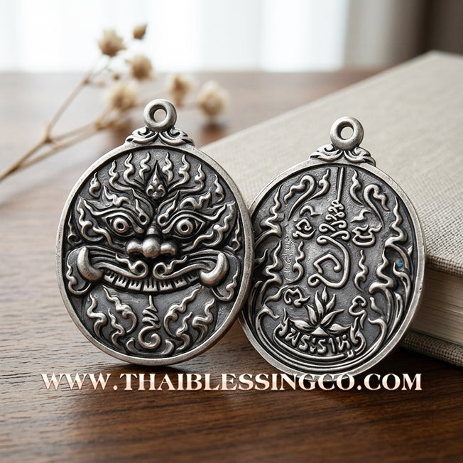 🌑 Sacred "Rian Lo Rahu" (The Cast Image of Rahu) – Satin-Finished Samrit Edition: Luang Pu Rod, Wat Khok Krom (2019) – The Celestial Engine for Supreme Fortune, Total Protection, and Dominant Financial Authority!