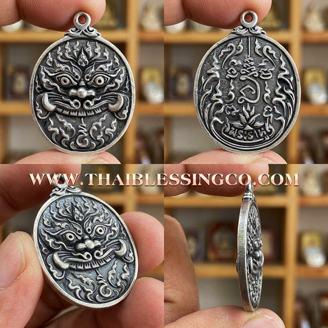 🌑 Sacred "Rian Lo Rahu" (The Cast Image of Rahu) – Satin-Finished Samrit Edition: Luang Pu Rod, Wat Khok Krom (2019) – The Celestial Engine for Supreme Fortune, Total Protection, and Dominant Financial Authority!
