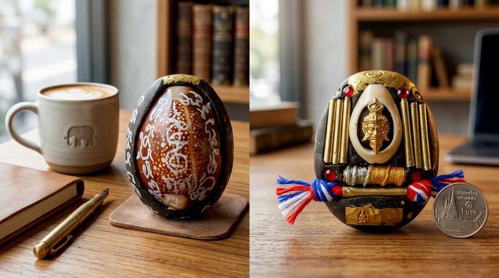 🐚 Sacred "Rich & Lucky" Bia Gae Hermit Medallion - The Ultimate Destiny Shield & Wealth Magnet (2026 Sovereign Edition) - Blessed by Luang Pu Yen, Wat Kaeng Sadao