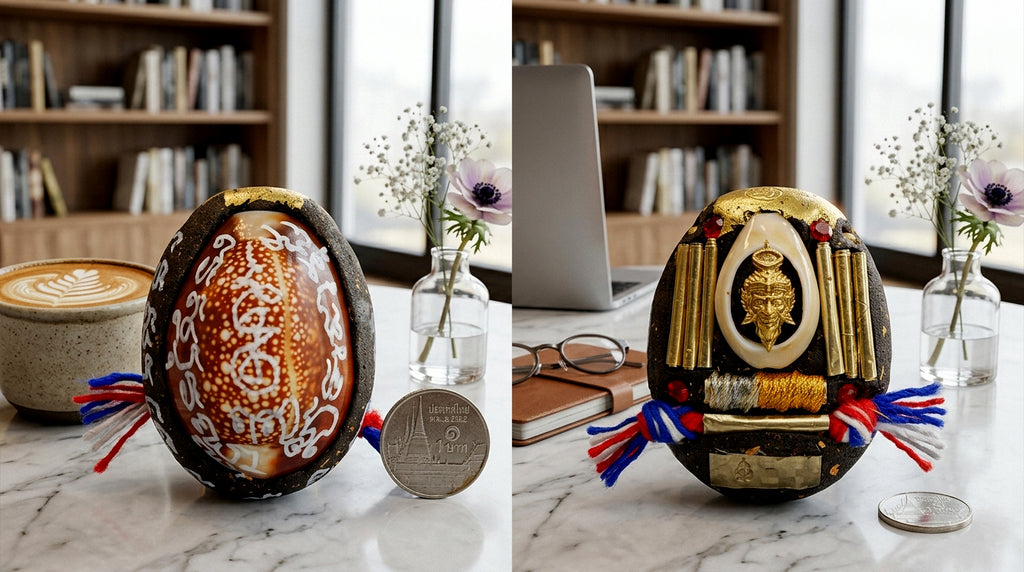 🐚 Sacred "Rich & Lucky" Bia Gae Hermit Medallion - The Ultimate Destiny Shield & Wealth Magnet (2026 Sovereign Edition) - Blessed by Luang Pu Yen, Wat Kaeng Sadao