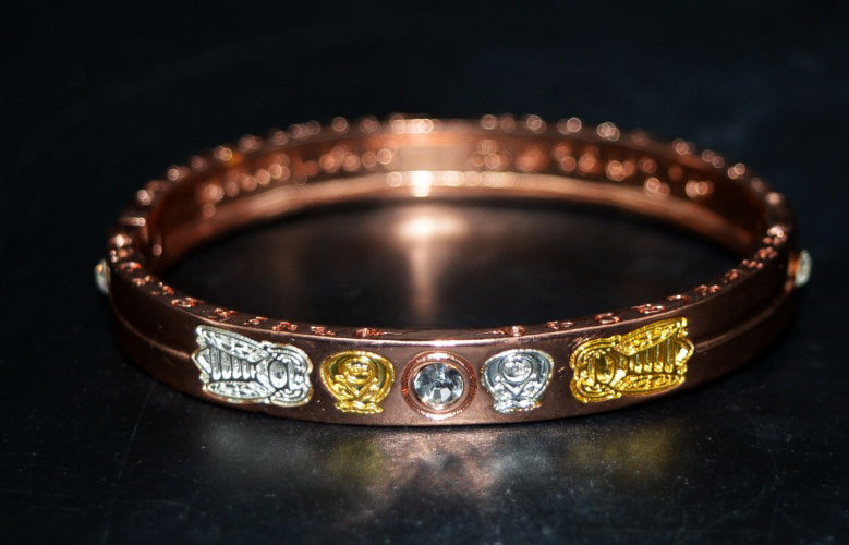 ✨🕉️ Sacred Rose Gold "To Ngoen To Kham" Fortune-Multiplying Hornet Bracelet: Master Achan Krai Det (2017 Exclusive Edition) – The Celestial Wealth Magnet for Infinite Prosperity and Divine Charisma