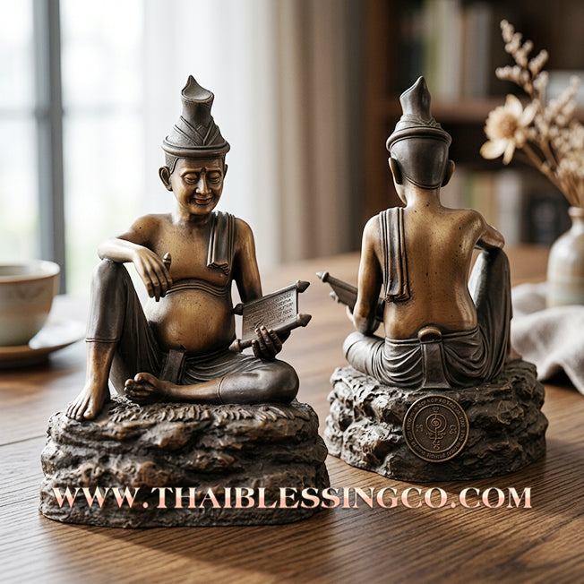 ✨🧘‍♂️ Sacred "Rusi Duang Setthee" (The Millionaire’s Fate Sage) – Samrit Bronze Altar Edition: Luang Pu Reo, Wat Nong No (2020) – The Ultimate Engine for Wealth Manifestation, Strategic Mastery, and Sovereign Command!