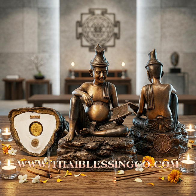 ✨🧘‍♂️ Sacred "Rusi Duang Setthee" (The Millionaire’s Fate Sage) – Samrit Bronze Altar Edition: Luang Pu Reo, Wat Nong No (2020) – The Ultimate Engine for Wealth Manifestation, Strategic Mastery, and Sovereign Command!