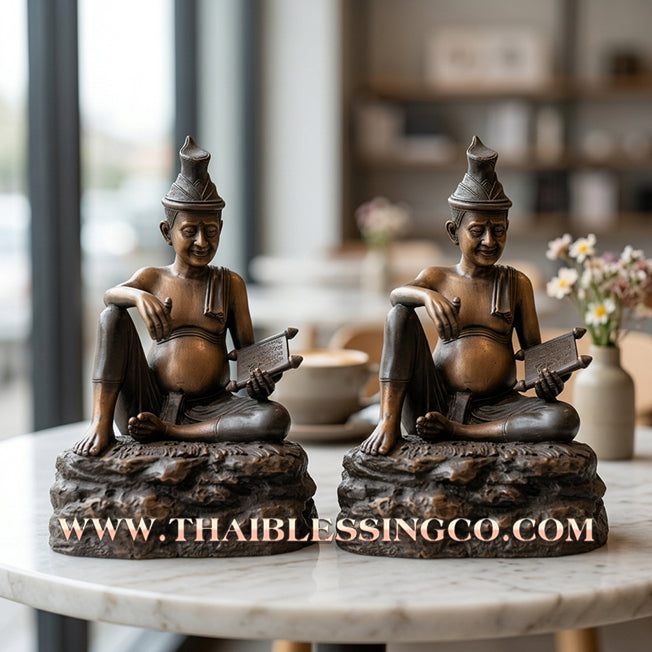 ✨🧘‍♂️ Sacred "Rusi Duang Setthee" (The Millionaire’s Fate Sage) – Samrit Bronze Altar Edition: Luang Pu Reo, Wat Nong No (2020) – The Ultimate Engine for Wealth Manifestation, Strategic Mastery, and Sovereign Command!