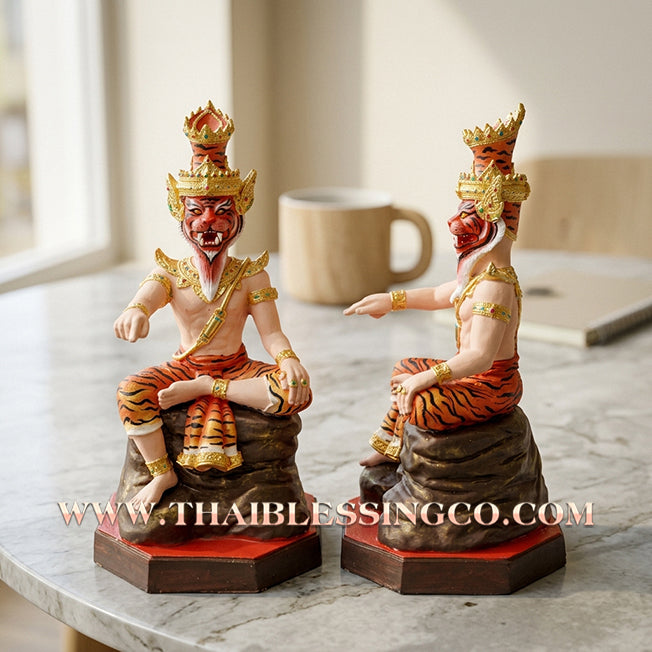 🐯 Sacred "Rusi Na Suea" (The Tiger-Faced Sage) – Altar Edition: Luang Pho Wichai, Wat Uthumphon (2025) – The Sovereign Engine for Dominant Authority, Accelerated Wealth, and Unstoppable Protection!