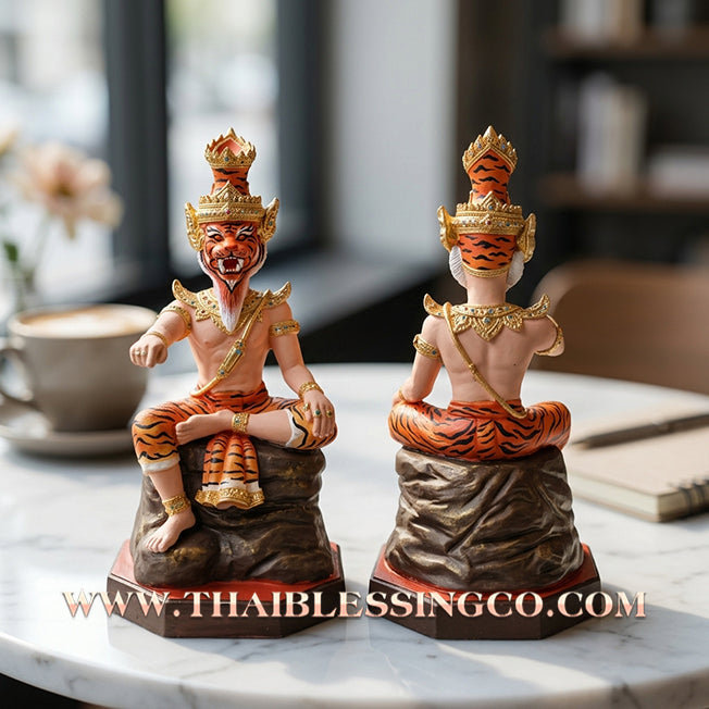 🐯 Sacred "Rusi Na Suea" (The Tiger-Faced Sage) – Altar Edition: Luang Pho Wichai, Wat Uthumphon (2025) – The Sovereign Engine for Dominant Authority, Accelerated Wealth, and Unstoppable Protection!