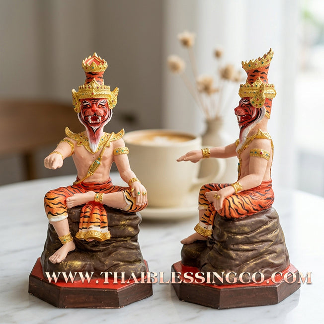 🐯 Sacred "Rusi Na Suea" (The Tiger-Faced Sage) – Altar Edition: Luang Pho Wichai, Wat Uthumphon (2025) – The Sovereign Engine for Dominant Authority, Accelerated Wealth, and Unstoppable Protection!