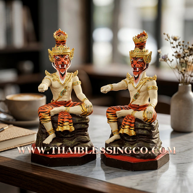 🐯 Sacred "Rusi Na Suea" (The Tiger-Faced Sage) – Altar Edition: Luang Pho Wichai, Wat Uthumphon (2023) – The Sovereign Engine for Dominant Authority, Accelerated Wealth, and Unstoppable Protection!