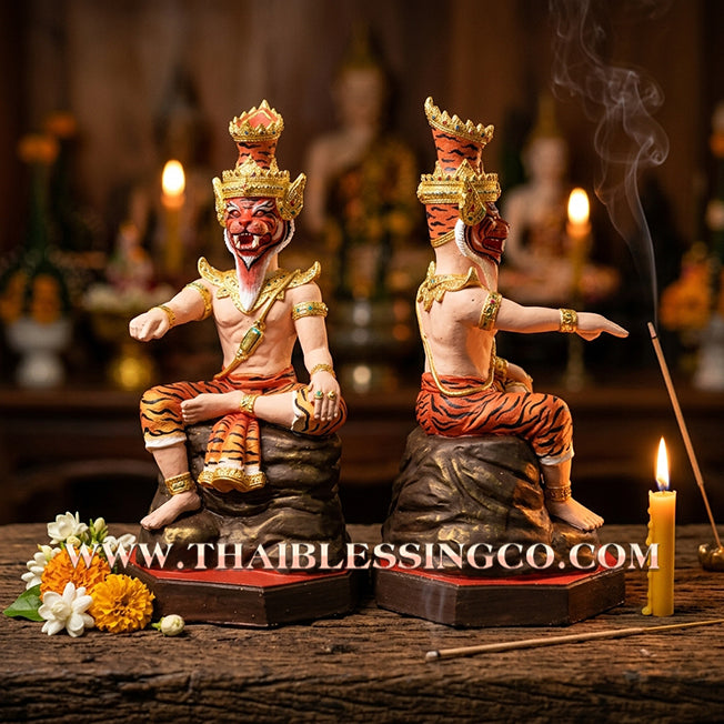🐯 Sacred "Rusi Na Suea" (The Tiger-Faced Sage) – Altar Edition: Luang Pho Wichai, Wat Uthumphon (2025) – The Sovereign Engine for Dominant Authority, Accelerated Wealth, and Unstoppable Protection!