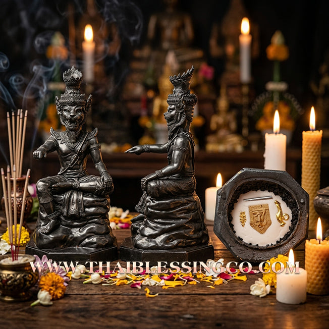 🐯 Sacred "Rusi Na Suea" (The Tiger-Faced Sage) – Altar Edition: Luang Pho Wichai, Wat Uthumphon (2025) – The Sovereign Engine for Dominant Authority, Accelerated Wealth, and Unstoppable Protection!