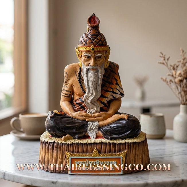 🧘‍♂️ Sacred "Rusi Narot" (The Celestial Grandmaster) – Desk & Altar Edition: Arjan Sanoh, Puttha Wet Yantra Institution (2023) – The Sovereign Engine for Strategic Wisdom, Supreme Authority, and Accelerated Wealth Attraction!