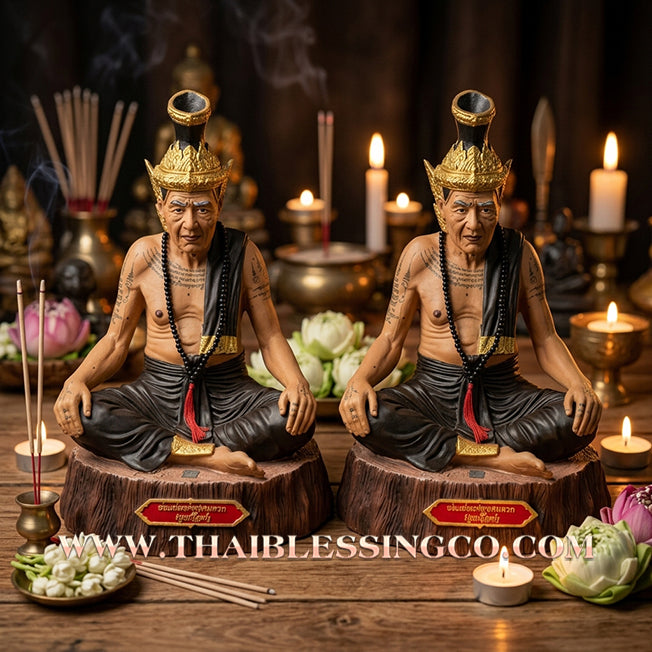 ✨🧘‍♂️ Sacred "Rusi Narot" (The Celestial Grandmaster) – Grand Altar Edition: Arjan Sanoh, Puttha Wet Yantra Institution (2023) – The Sovereign Engine for Infinite Wisdom, Supreme Authority, and Absolute Financial Mastery!