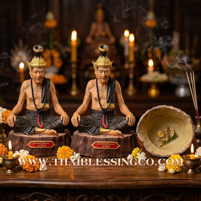 ✨🧘‍♂️ Sacred "Rusi Narot" (The Celestial Grandmaster) – Grand Altar Edition: Arjan Sanoh, Puttha Wet Yantra Institution (2023) – The Sovereign Engine for Infinite Wisdom, Supreme Authority, and Absolute Financial Mastery!