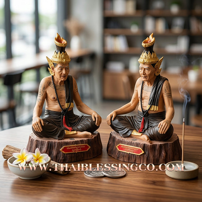 ✨🧘‍♂️ Sacred "Rusi Narot" (The Celestial Grandmaster) – Grand Altar Edition: Arjan Sanoh, Puttha Wet Yantra Institution (2023) – The Sovereign Engine for Infinite Wisdom, Supreme Authority, and Absolute Financial Mastery!
