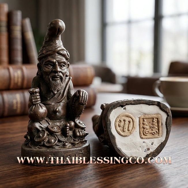 🦉 Sacred "Rusi Nok Khed" (The Mystic Owl Sage) – Samrit Bronze Altar Edition: Arjan Plian Hatyanon (2023) – The Supernatural Engine for Mesmerizing Attraction, Hidden Wealth, and Unstoppable Trade Charisma!