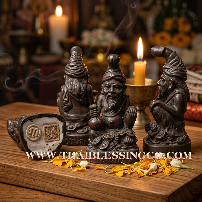 🦉 Sacred "Rusi Nok Khed" (The Mystic Owl Sage) – Samrit Bronze Altar Edition: Arjan Plian Hatyanon (2023) – The Supernatural Engine for Mesmerizing Attraction, Hidden Wealth, and Unstoppable Trade Charisma!