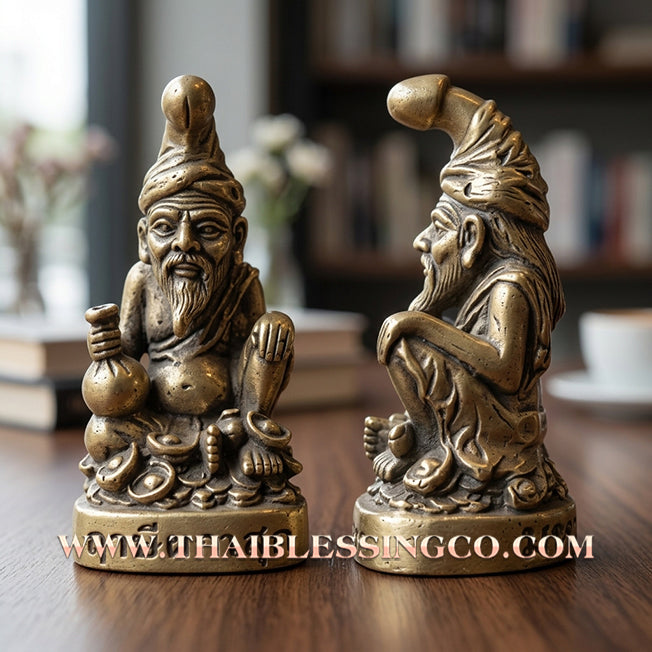 🦉 Sacred "Rusi Nok Khed" (The Mystic Owl Sage) – Samrit Bronze Altar Edition: Arjan Plian Hatyanon (2023) – The Supernatural Engine for Mesmerizing Attraction, Hidden Wealth, and Unstoppable Trade Charisma!