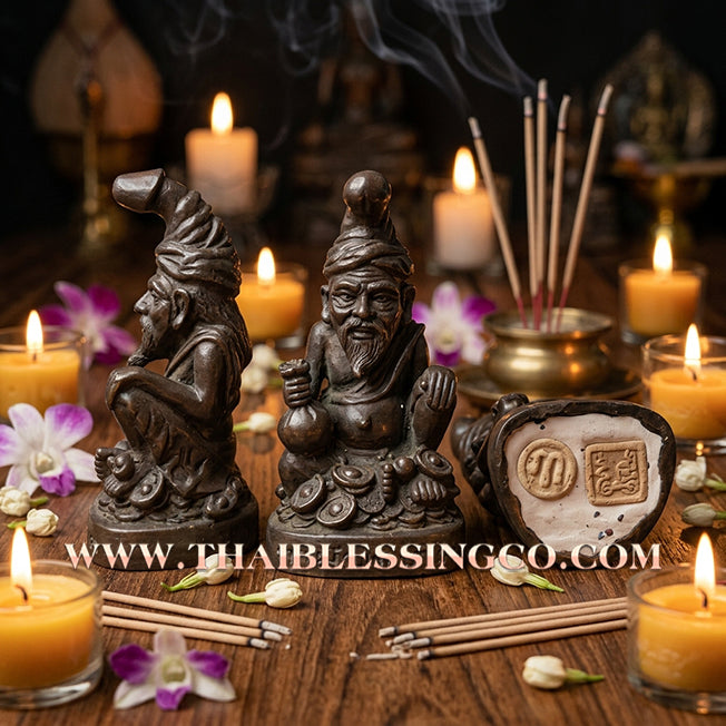 🦉 Sacred "Rusi Nok Khed" (The Mystic Owl Sage) – Samrit Bronze Altar Edition: Arjan Plian Hatyanon (2023) – The Supernatural Engine for Mesmerizing Attraction, Hidden Wealth, and Unstoppable Trade Charisma!