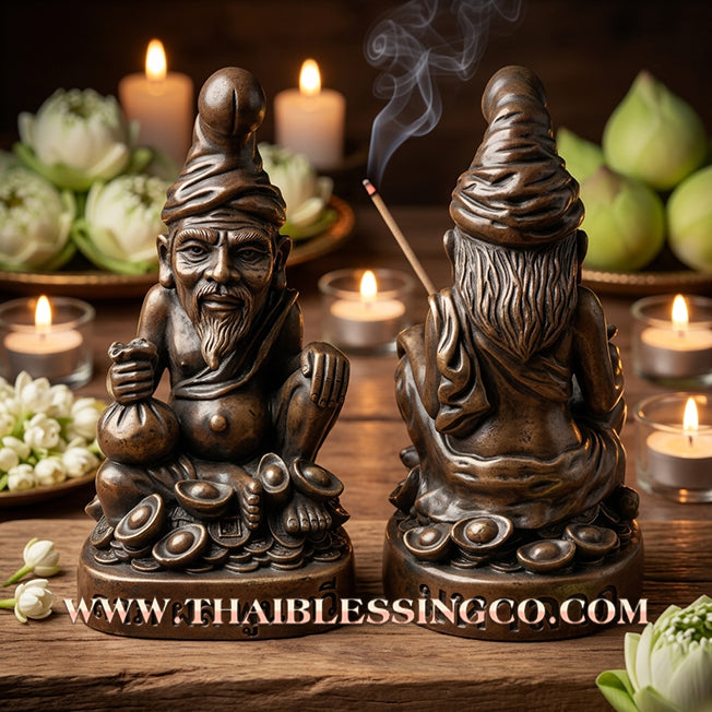 🦉 Sacred "Rusi Nok Khed" (The Mystic Owl Sage) – Samrit Bronze Grand Altar Edition: Arjan Plian Hatyanon (2023) – The Supernatural Engine for Mesmerizing Attraction, Hidden Wealth, and Unstoppable Trade Charisma!