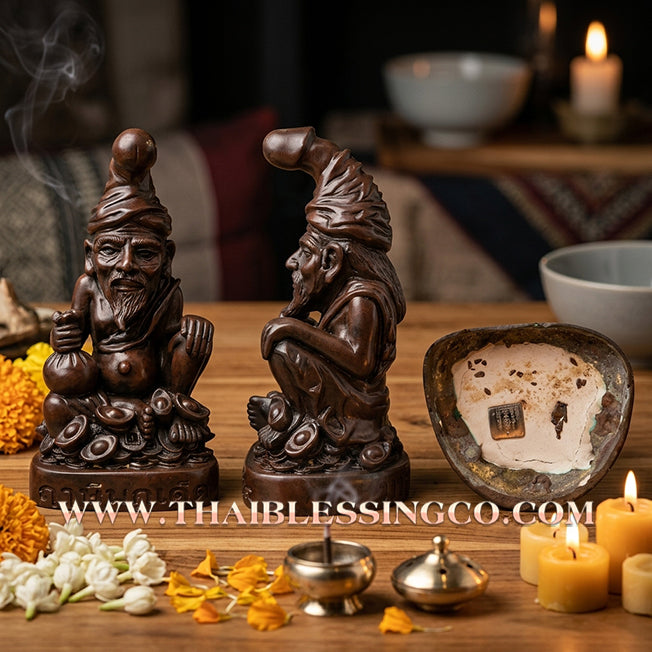 🦉 Sacred "Rusi Nok Khed" (The Mystic Owl Sage) – Samrit Bronze Grand Altar Edition: Arjan Plian Hatyanon (2023) – The Supernatural Engine for Mesmerizing Attraction, Hidden Wealth, and Unstoppable Trade Charisma!