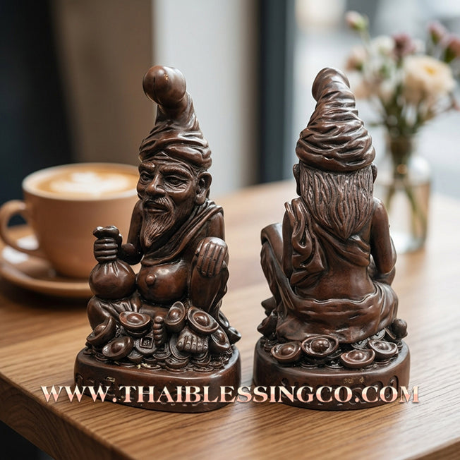 🦉 Sacred "Rusi Nok Khed" (The Mystic Owl Sage) – Samrit Bronze Grand Altar Edition: Arjan Plian Hatyanon (2023) – The Supernatural Engine for Mesmerizing Attraction, Hidden Wealth, and Unstoppable Trade Charisma!