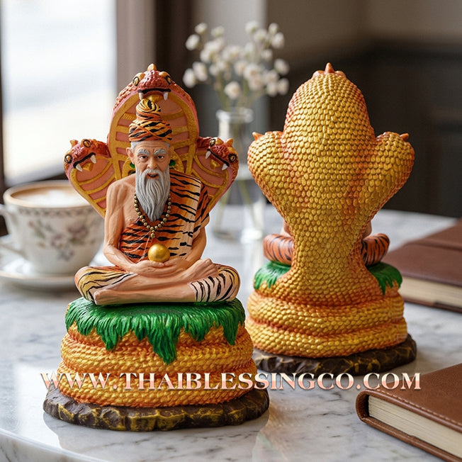 🐍 Sacred "Rusi Phuchong" (The Naga Sage) – Grand Altar Edition: Luang Pu Thongwan, Wat Pho Kham (2023) – The Sovereign Engine for Underwater Wealth, Supreme Authority, and Absolute Destiny Command!