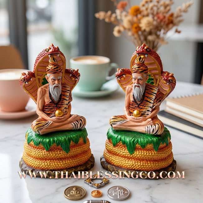 🐍 Sacred "Rusi Phuchong" (The Naga Sage) – Grand Altar Edition: Luang Pu Thongwan, Wat Pho Kham (2023) – The Sovereign Engine for Underwater Wealth, Supreme Authority, and Absolute Destiny Command!