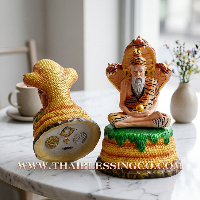 🐍 Sacred "Rusi Phuchong" (The Naga Sage) – Grand Altar Edition: Luang Pu Thongwan, Wat Pho Kham (2023) – The Sovereign Engine for Underwater Wealth, Supreme Authority, and Absolute Destiny Command!