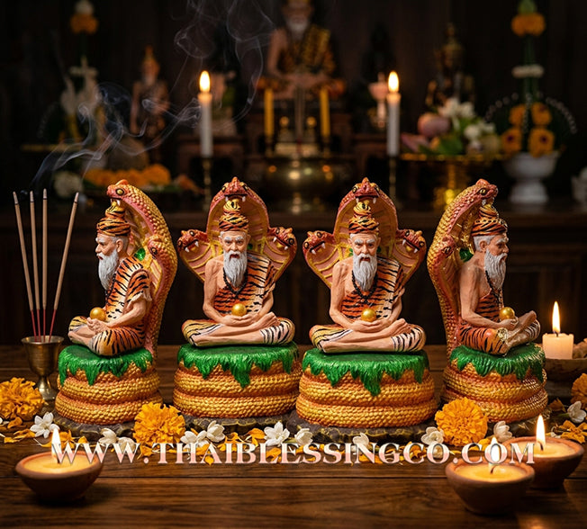 🐍 Sacred "Rusi Phuchong" (The Naga Sage) – Grand Altar Edition: Luang Pu Thongwan, Wat Pho Kham (2023) – The Sovereign Engine for Underwater Wealth, Supreme Authority, and Absolute Destiny Command!
