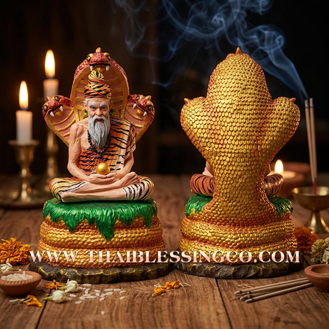 🐍 Sacred "Rusi Phuchong" (The Naga Sage) – Grand Altar Edition: Luang Pu Thongwan, Wat Pho Kham (2023) – The Sovereign Engine for Underwater Wealth, Supreme Authority, and Absolute Destiny Command!