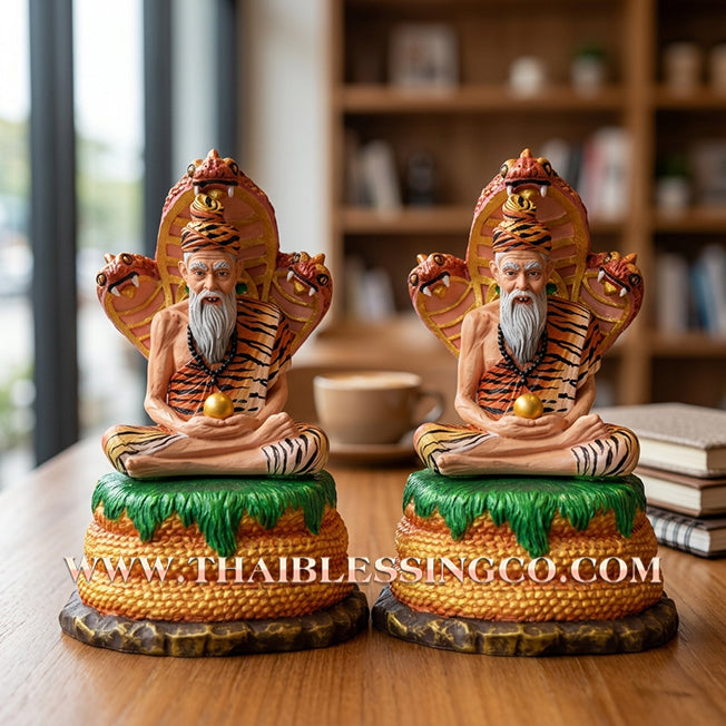 🐍 Sacred "Rusi Phuchong" (The Naga Sage) – Grand Altar Edition: Luang Pu Thongwan, Wat Pho Kham (2023) – The Sovereign Engine for Underwater Wealth, Supreme Authority, and Absolute Destiny Command!