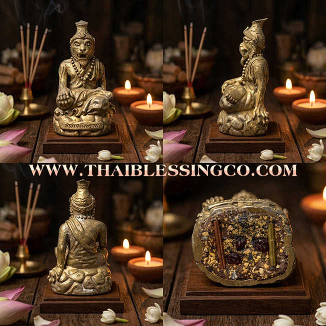 🐯 Sacred "Rusi Puchao Samingphrai" (The Tiger-Faced Sorcerer Sage) – Pure Chanuan Alchemical Edition: Phra-Arjan Supphasit, Wat Bang Namchon (2021) – The Ultimate Engine for Hypnotic Attraction, Dominant Wealth, and Absolute Occult Protection!