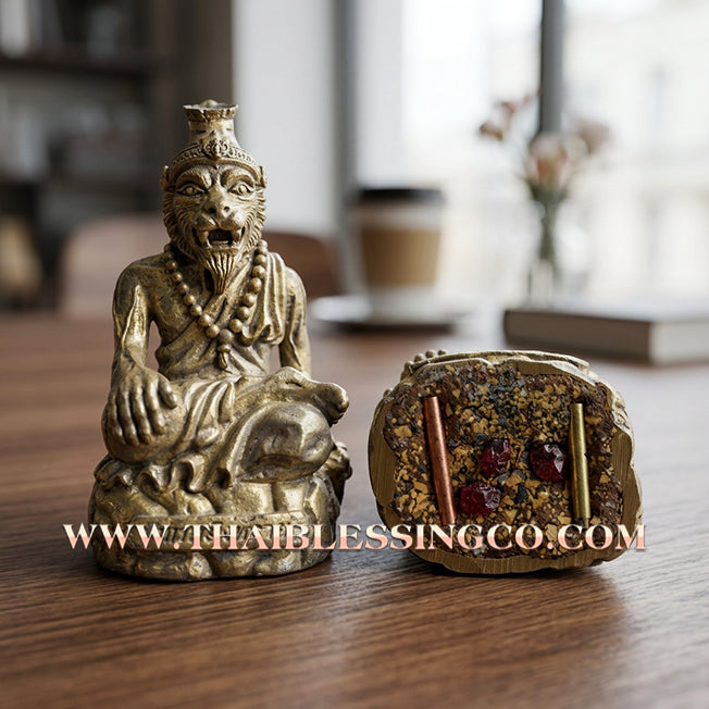 🐯 Sacred "Rusi Puchao Samingphrai" (The Tiger-Faced Sorcerer Sage) – Pure Chanuan Alchemical Edition: Phra-Arjan Supphasit, Wat Bang Namchon (2021) – The Ultimate Engine for Hypnotic Attraction, Dominant Wealth, and Absolute Occult Protection!