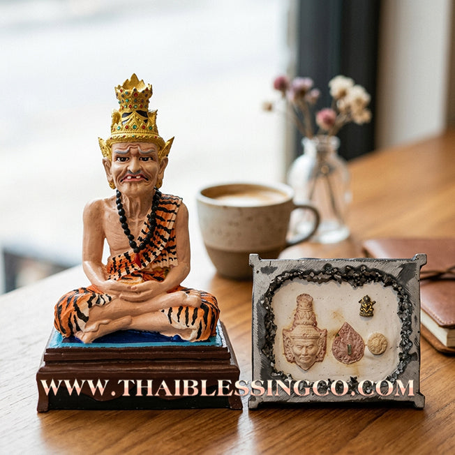 🧘‍♂️ Sacred "Rusi" (The Ascetic Sage) – Grand Altar Edition: Luang Pho Khen, Wat Ko (2015) – The Sovereign Engine for Infinite Wisdom, Financial Dominance, and Absolute Protection!