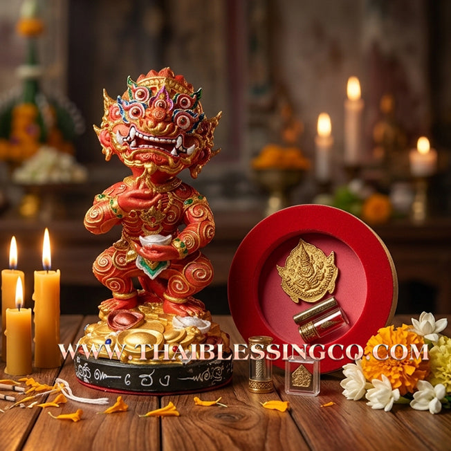 ✨🔥 Sacred Si Hu Ha Ta (The Deity of Great Fortune) – Maha Heng Edition Kruba Kamfan, Wat Ko Choke (2023) – The High-Velocity Engine for Extraordinary Wealth, Sovereign Aura, and Absolute Victory!