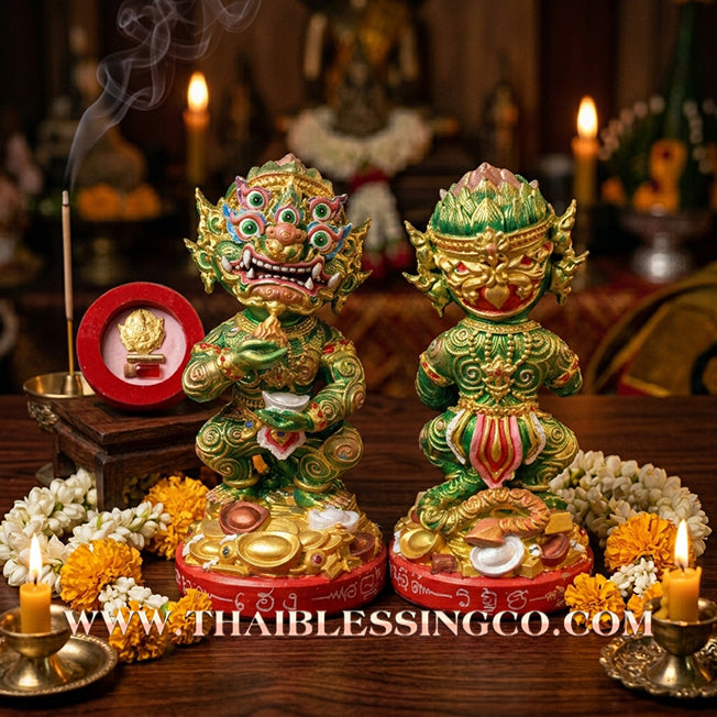 ✨🔥 Sacred Si Hu Ha Ta (The Deity of Great Fortune) – Maha Heng Edition Kruba Kamfan, Wat Ko Choke (2023) – The High-Velocity Engine for Extraordinary Wealth, Sovereign Aura, and Absolute Victory!
