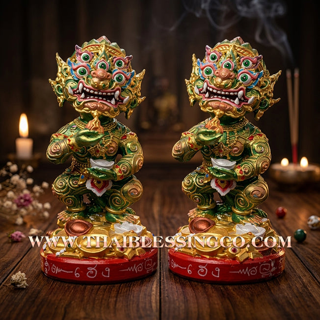 ✨🔥 Sacred Si Hu Ha Ta (The Deity of Great Fortune) – Maha Heng Edition Kruba Kamfan, Wat Ko Choke (2023) – The High-Velocity Engine for Extraordinary Wealth, Sovereign Aura, and Absolute Victory!