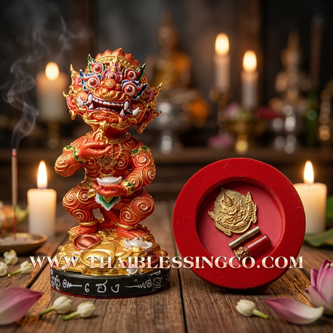 ✨🔥 Sacred Si Hu Ha Ta (The Deity of Great Fortune) – Maha Heng Edition Kruba Kamfan, Wat Ko Choke (2023) – The High-Velocity Engine for Extraordinary Wealth, Sovereign Aura, and Absolute Victory!