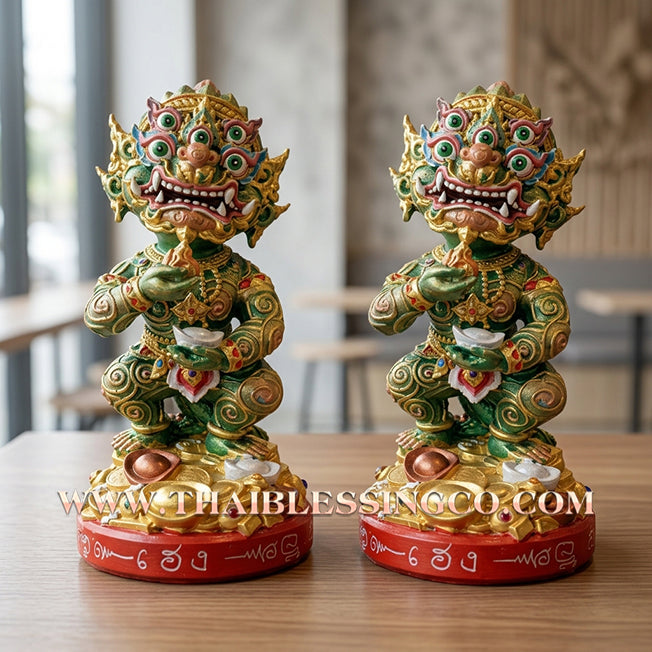 ✨🔥 Sacred Si Hu Ha Ta (The Deity of Great Fortune) – Maha Heng Edition Kruba Kamfan, Wat Ko Choke (2023) – The High-Velocity Engine for Extraordinary Wealth, Sovereign Aura, and Absolute Victory!