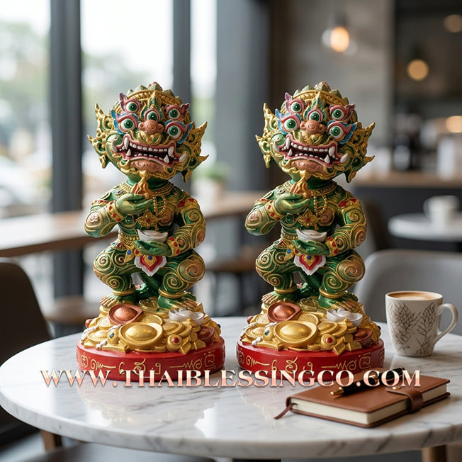 ✨🔥 Sacred Si Hu Ha Ta (The Deity of Great Fortune) – Maha Heng Edition Kruba Kamfan, Wat Ko Choke (2023) – The High-Velocity Engine for Extraordinary Wealth, Sovereign Aura, and Absolute Victory!