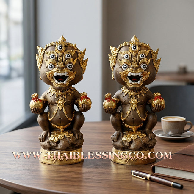 🔥 Sacred "Si Hu Ha Ta" (The Deity of Infinite Wealth) – Samrit Bronze Edition: Arjan Subin Na Na Thong (2023) – The Masterpiece Engine for Sovereign Fortune, Hypnotic Charm, and Commercial Victory!