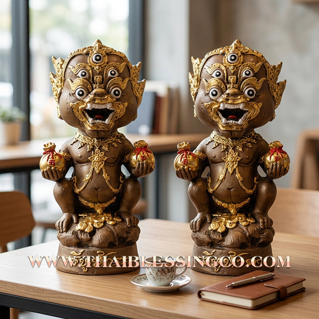 🔥 Sacred "Si Hu Ha Ta" (The Deity of Infinite Wealth) – Samrit Bronze Edition: Arjan Subin Na Na Thong (2023) – The Masterpiece Engine for Sovereign Fortune, Hypnotic Charm, and Commercial Victory!